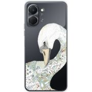 Прозорий чохол BoxFace Tecno Spark Go 3 Swan