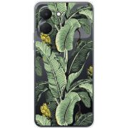 Прозорий чохол BoxFace Tecno Spark Go 3 Banana Leaves