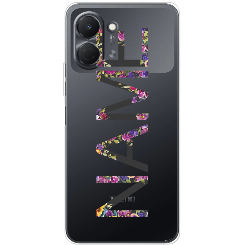 Прозорий чохол BoxFace Tecno Spark Go 3 Именной