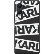 Чорний чохол BoxFace Tecno Spark Go 3 White Karl