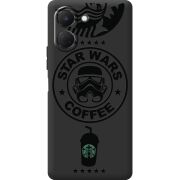 Чорний чохол BoxFace Tecno Spark Go 3 Dark Coffee