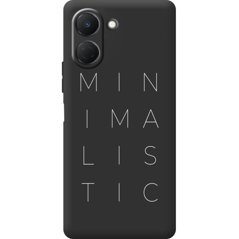 Чорний чохол BoxFace Tecno Spark Go 3 Minimalistic