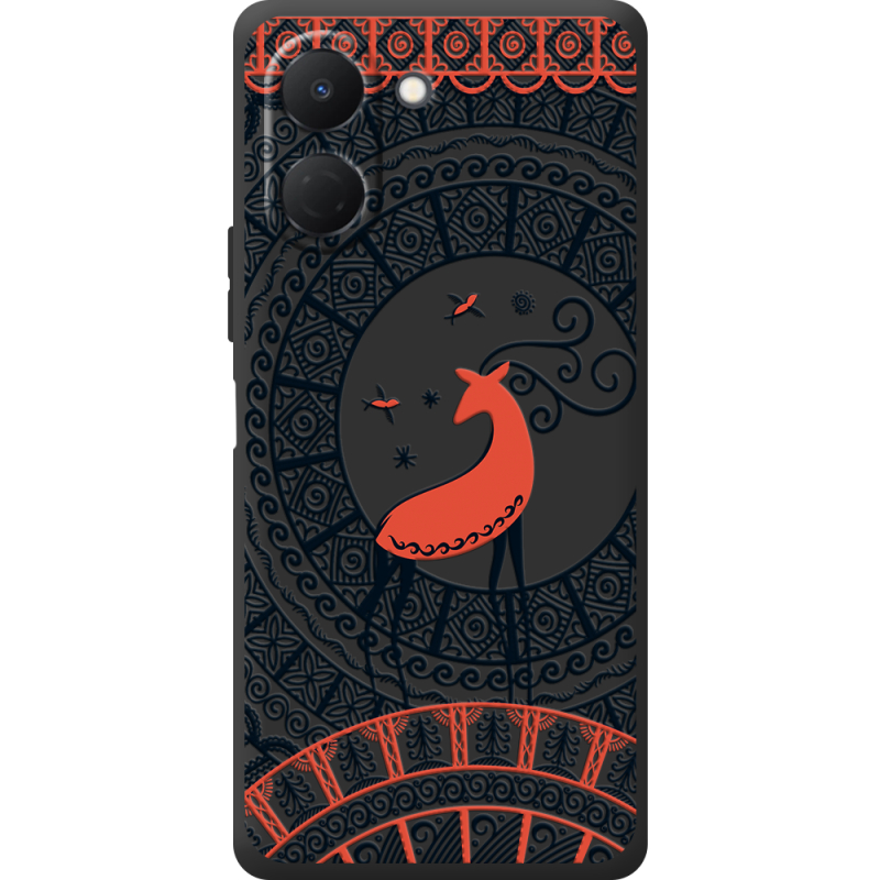 Чорний чохол BoxFace Tecno Spark Go 3 Ornament