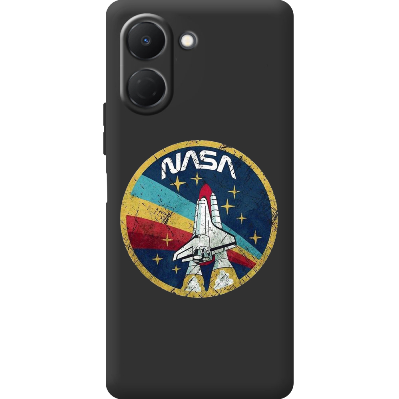 Чорний чохол BoxFace Tecno Spark Go 3 NASA