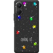 Чорний чохол BoxFace Tecno Spark Go 3 Among Us Invisible