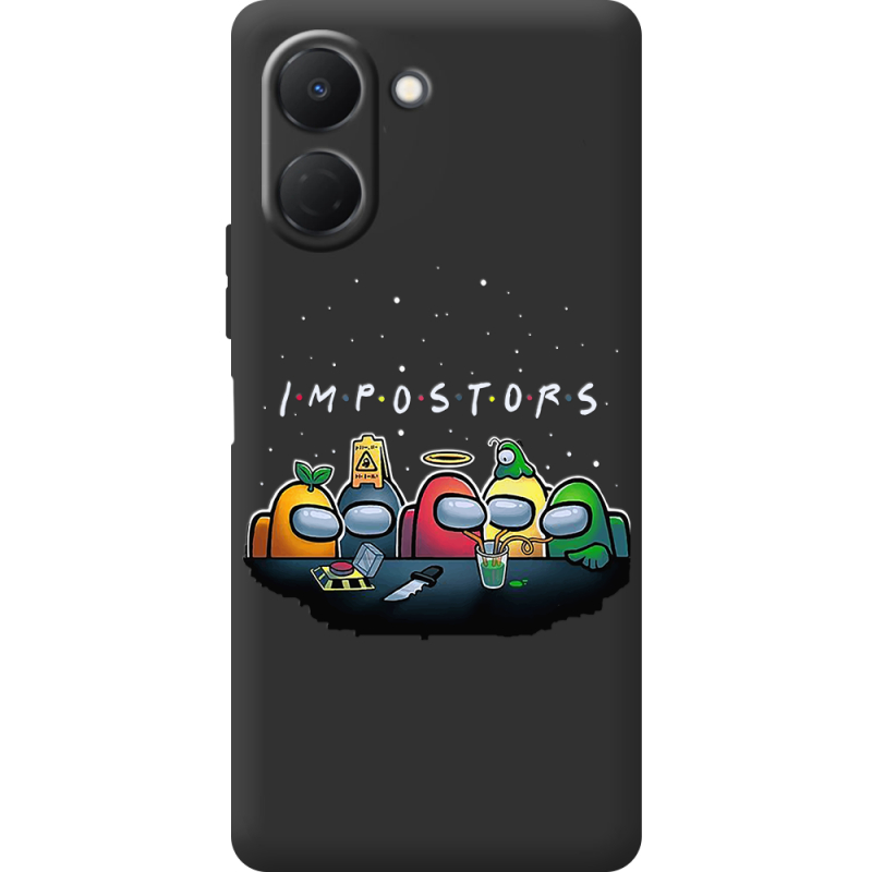 Чорний чохол BoxFace Tecno Spark Go 3 Among Us Impostors