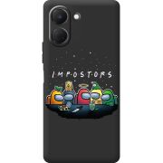 Чорний чохол BoxFace Tecno Spark Go 3 Among Us Impostors