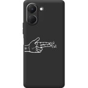 Чорний чохол BoxFace Tecno Spark Go 3 Pew Pew