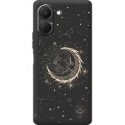 Чорний чохол BoxFace Tecno Spark Go 3 Moon