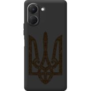 Чорний чохол BoxFace Tecno Spark Go 3 Ukrainian Trident