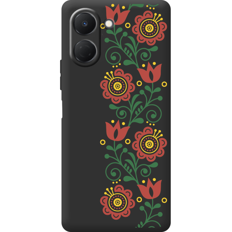 Чорний чохол BoxFace Tecno Spark Go 3 Ethno