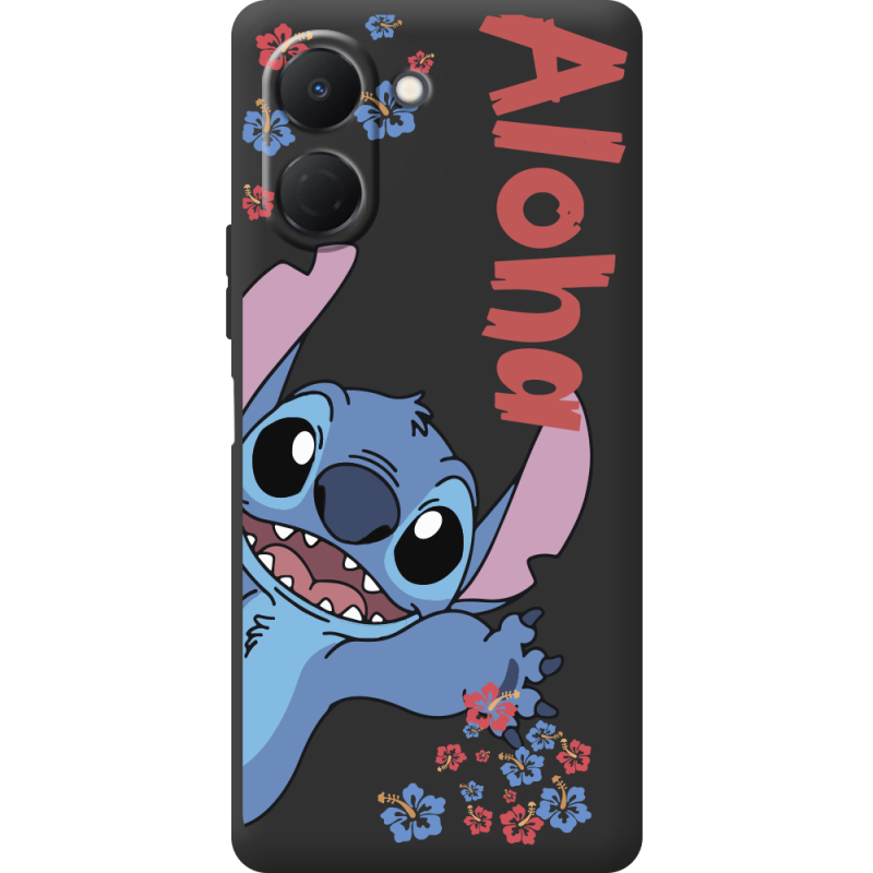Чорний чохол BoxFace Tecno Spark Go 3 Гавайський гість Stich