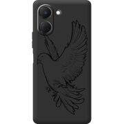 Чорний чохол BoxFace Tecno Spark Go 3 Dove