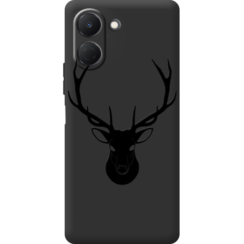 Чорний чохол BoxFace Tecno Spark Go 3 Deer