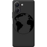Чорний чохол BoxFace Tecno Spark Go 3 Earth