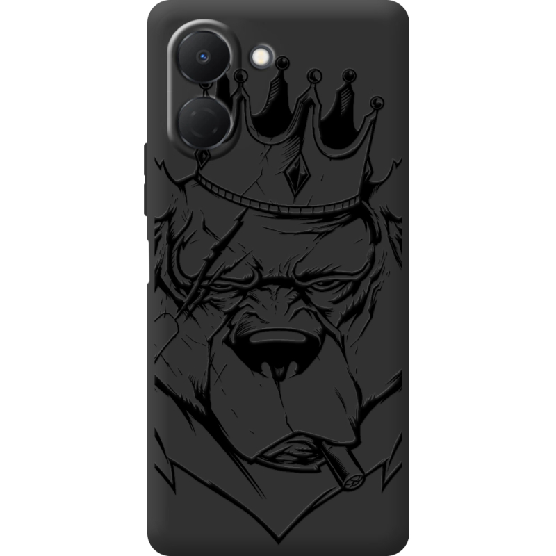 Чорний чохол BoxFace Tecno Spark Go 3 Bear King