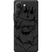 Чорний чохол BoxFace Tecno Spark Go 3 Bear King