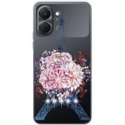 Чохол зі стразами Tecno Spark Go 3 Eiffel Tower