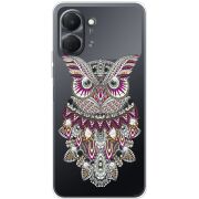 Чохол зі стразами Tecno Spark Go 3 Owl