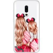 Прозрачный чехол Uprint Meizu 16 Plus Mouse Girls