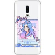 Прозрачный чехол Uprint Meizu 16 Plus The Sakuras Will Cry For You