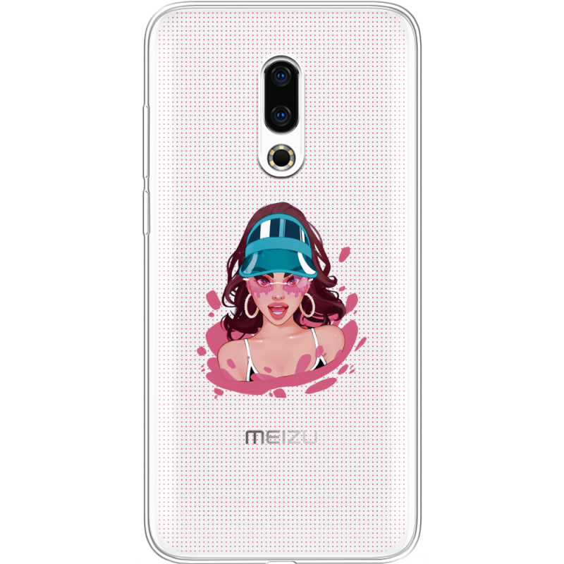 Прозрачный чехол Uprint Meizu 16 Plus Selena Gomez