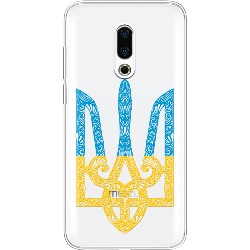 Прозрачный чехол Uprint Meizu 16 Plus Gold Trident