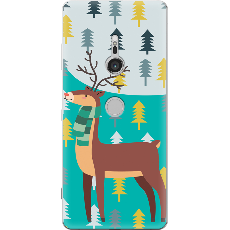 Чехол Uprint Sony Xperia XZ3 H9436 Foresty Deer