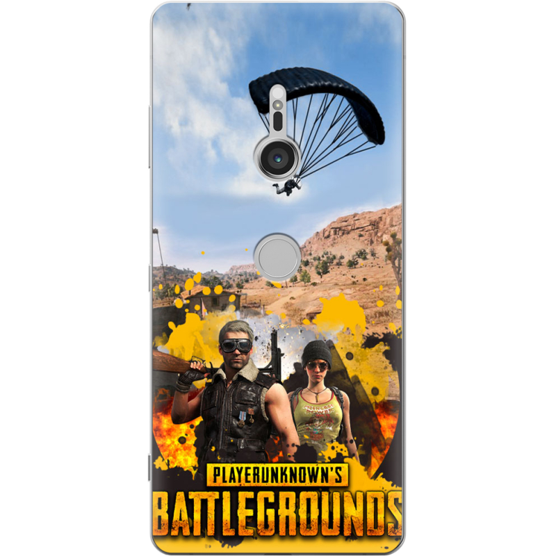 Чехол Uprint Sony Xperia XZ3 H9436 Pubg parachute