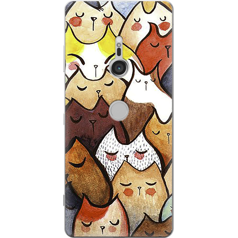 Чехол Uprint Sony Xperia XZ3 H9436 Sleepy Cats