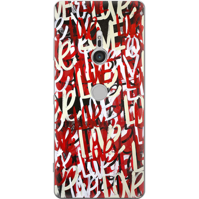 Чехол Uprint Sony Xperia XZ3 H9436 Love Graffiti