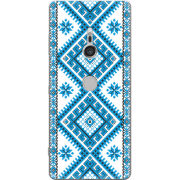 Чехол Uprint Sony Xperia XZ3 H9436 Блакитний Орнамент