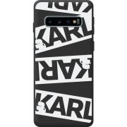 Чорний чохол BoxFace Samsung Galaxy S10 Plus (G975) White Karl