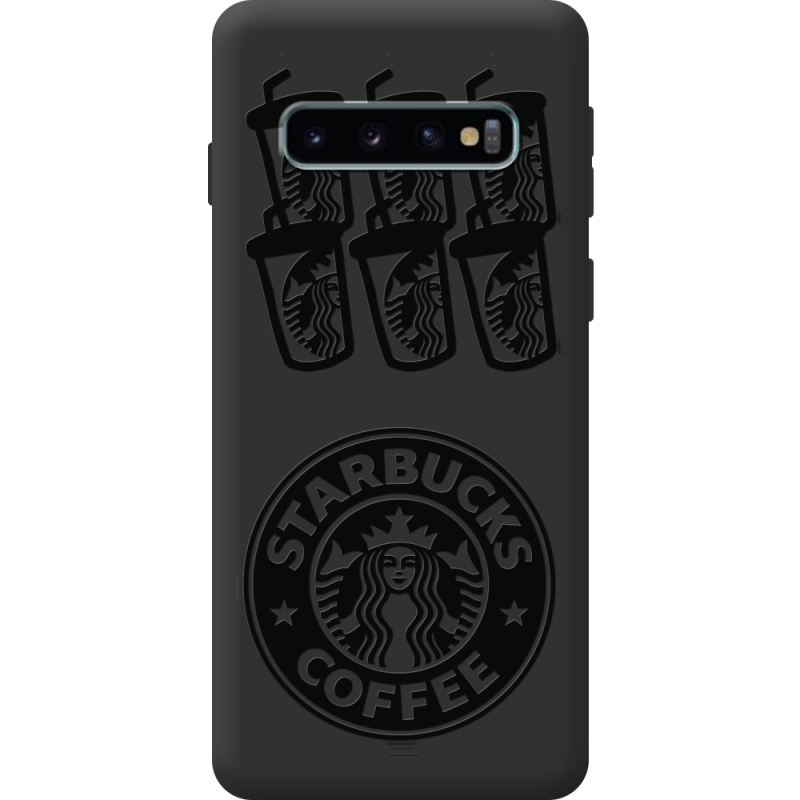 Чорний чохол BoxFace Samsung Galaxy S10 Plus (G975) Black Coffee