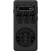 Чорний чохол BoxFace Samsung Galaxy S10 Plus (G975) Black Coffee