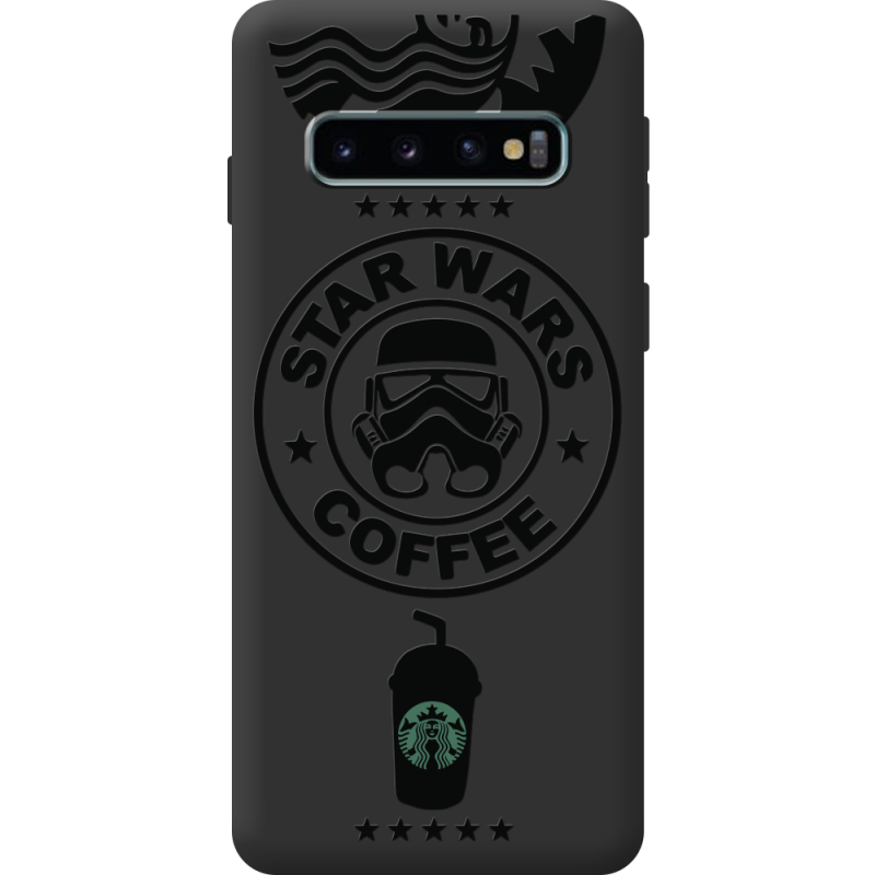 Чорний чохол BoxFace Samsung Galaxy S10 Plus (G975) Dark Coffee