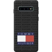 Чорний чохол BoxFace Samsung Galaxy S10 Plus (G975) Tommy Print
