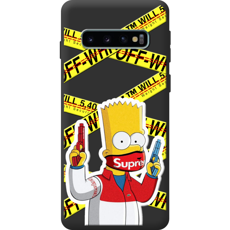 Чорний чохол BoxFace Samsung Galaxy S10 Plus (G975) White Bart