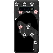 Чорний чохол BoxFace Samsung Galaxy S10 Plus (G975) Flower Hair