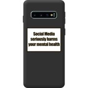 Чорний чохол BoxFace Samsung Galaxy S10 Plus (G975) 