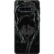 Чорний чохол BoxFace Samsung Galaxy S10 Plus (G975) Wolf