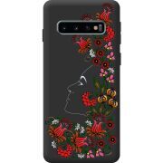 Чорний чохол BoxFace Samsung Galaxy S10 Plus (G975) 3D Ukrainian Muse