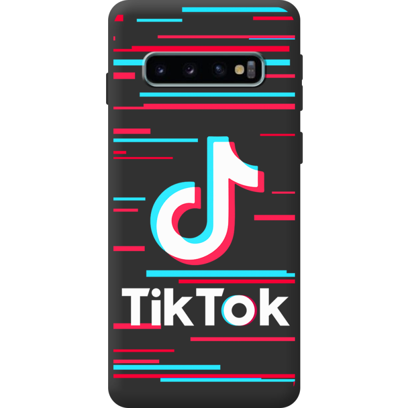 Чорний чохол BoxFace Samsung Galaxy S10 Plus (G975) Tik Tok