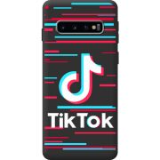 Чорний чохол BoxFace Samsung Galaxy S10 Plus (G975) Tik Tok