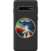 Чорний чохол BoxFace Samsung Galaxy S10 Plus (G975) NASA