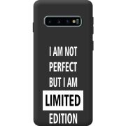Чорний чохол BoxFace Samsung Galaxy S10 Plus (G975) Limited Edition