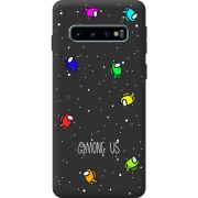 Чорний чохол BoxFace Samsung Galaxy S10 Plus (G975) Among Us Invisible