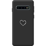Чорний чохол BoxFace Samsung Galaxy S10 Plus (G975) My Heart
