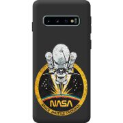 Чорний чохол BoxFace Samsung Galaxy S10 Plus (G975) NASA Spaceship