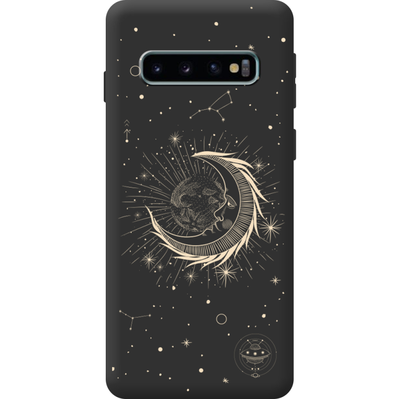 Чорний чохол BoxFace Samsung Galaxy S10 Plus (G975) Moon